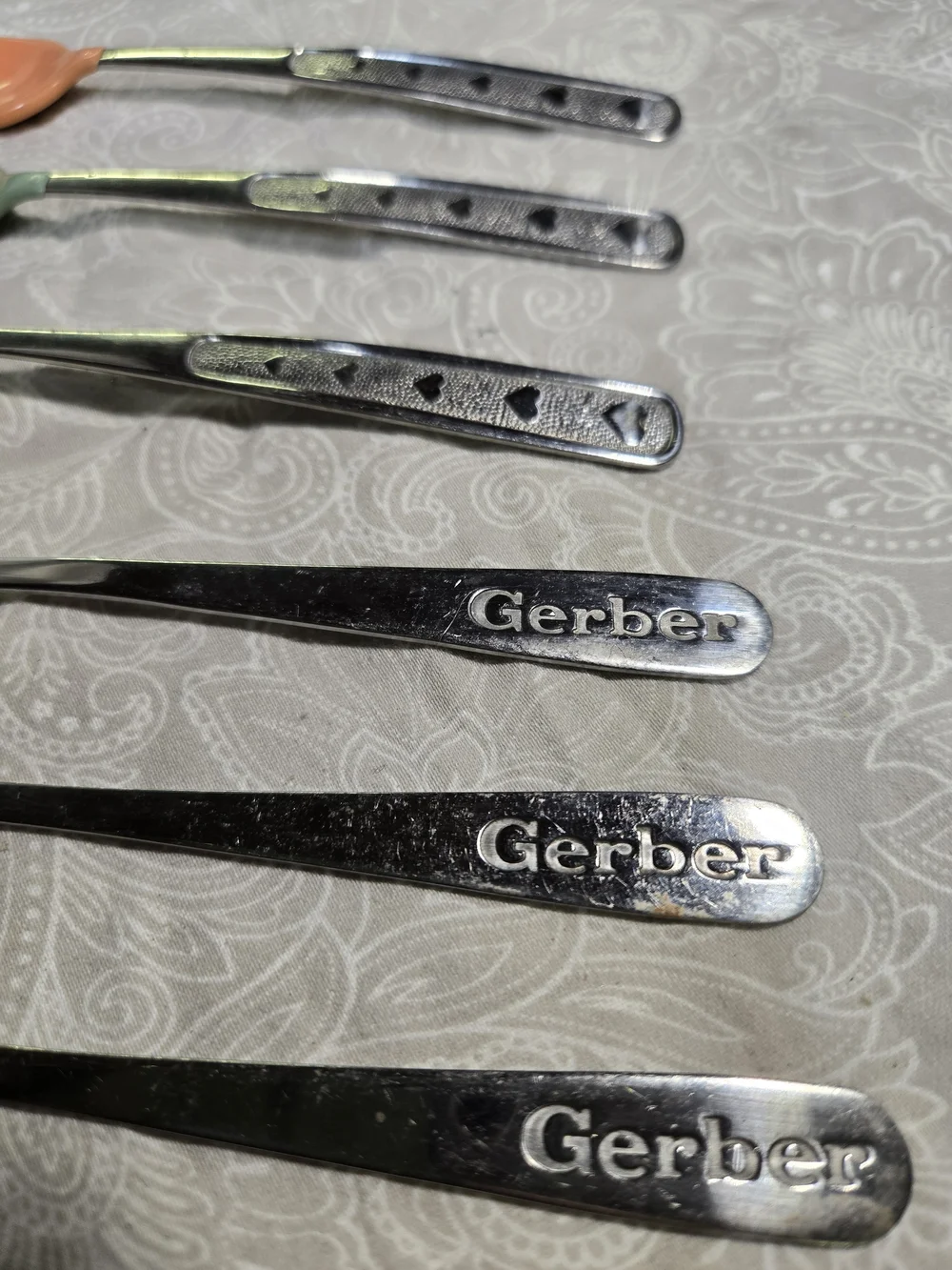 Gerber Vintage Multicolor Baby Spoons - Set of 6